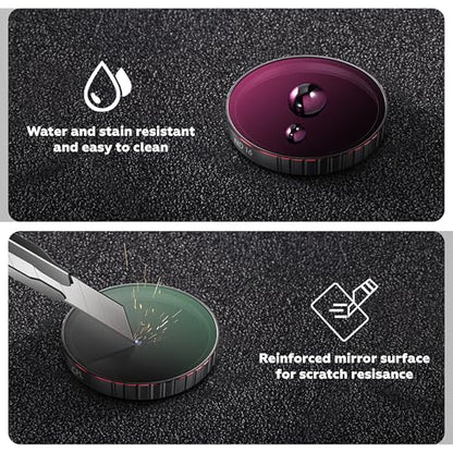 ND/CPL Filter for DJI Osmo Action 6 Accessories,ND8/ND16/ND32/CPL HD/Multi-Layer Coated Optical Lens,Protective Lens