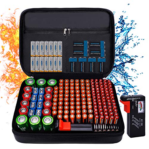 Tamfile Fireproof Battery Organizer Storage Case Waterproof&Explosionproof
