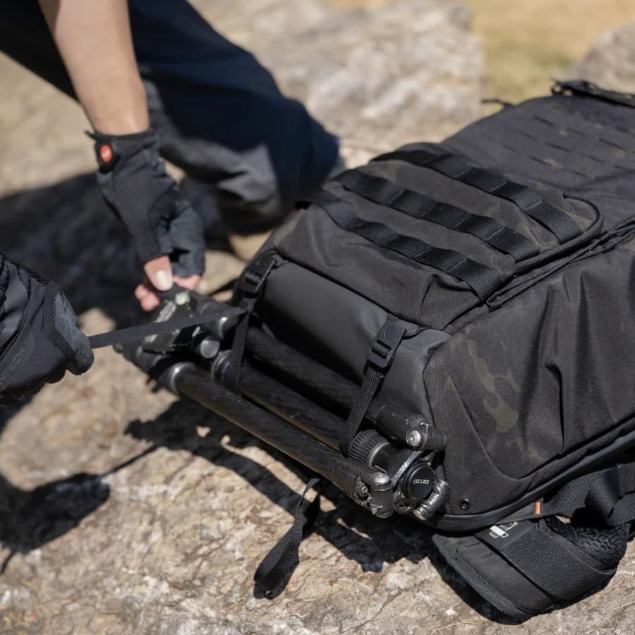 PGYTECH 25L Tactical Camera Backpack, OneMo TAC Camera Daypack Backpack - color: Dark Night Camo, size: 25L