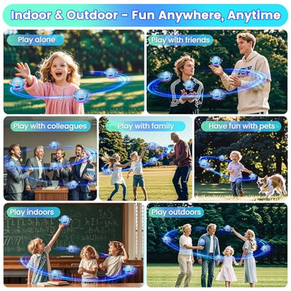 Flying Orb Ball Toy, 2026 Upgrade Hand Controlled Hover Ball - color: Bright Blue, size: 1 Pack