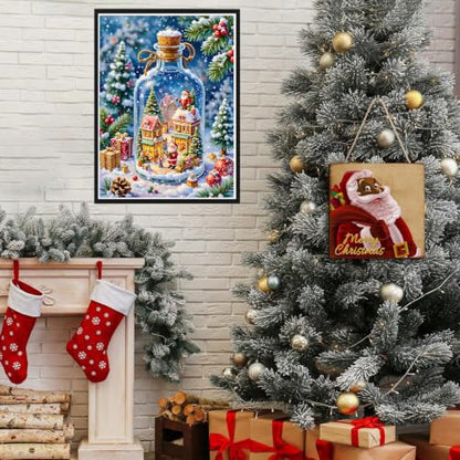 Axquilon Christmas Diamond Art Kits for Adults 12x16 inch - color: Christmas