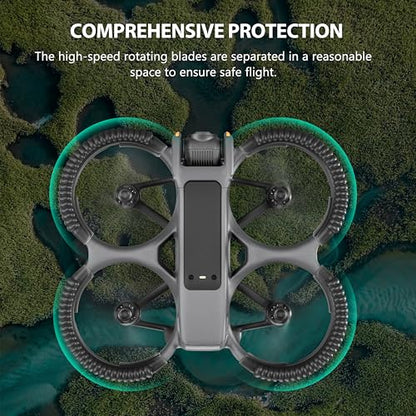 STARTRC Avata 2 Propeller Guard Protector for DJI Avata 2 Drone Protective Bumper Anti-Collision Shockproof Prop Protector for DJI Avata 2 Fly More Combo Accessories, black
