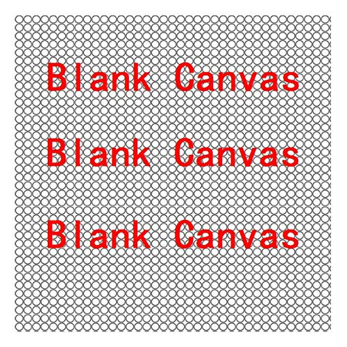 10Pcs/Lot 30x30CM Diamond Painting Canvas with Glue, Round/Square Blank Grid Canvas Empty for Customized Projects - color: Round Canvas, size: 30x30CM-10PCS