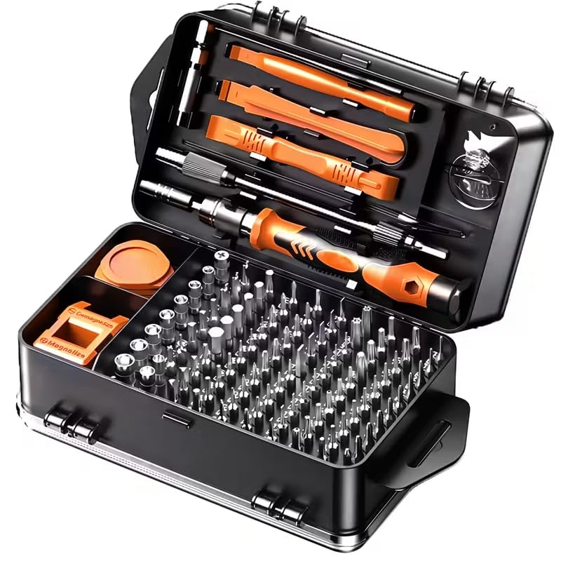 117-in-1 Precision Screwdriver Set, Men's Tool Gift, Mini Repair Tool Kit with Torx Bits, for Computer, MacBook, Laptop, PC, RC, PS5, iPhone, Electronics, XBOX, Glasses