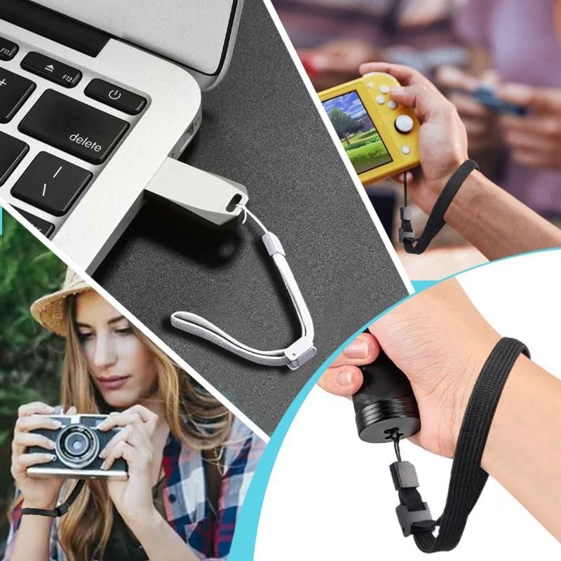 Hand Wrist Strap,6PCS Adjustable Phone Lanyards,Multi Purpose Wristbands with Lock for Wii Remote Wristbands wirh Slider Lock Straps for Wii Remote Controller,MobilePhone,Mp3,Digital Camera