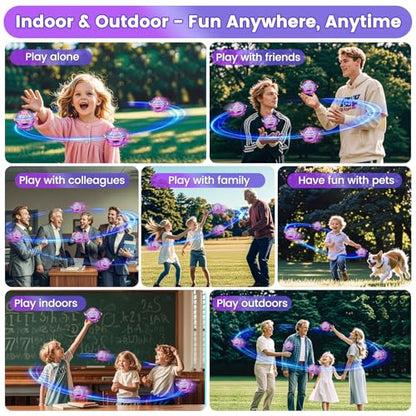 Flying Orb Ball Toy, 2026 Upgrade Hand Controlled Hover Ball - color: Bright Purple, size: 1 Pack