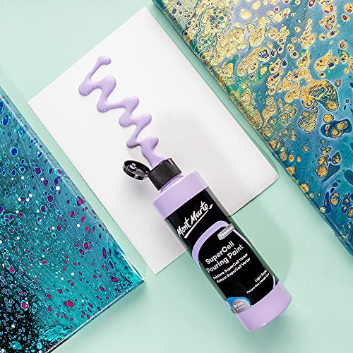 Mont Marte SuperCell Pouring Paint 240ml - Light Purple - color: Light Purple