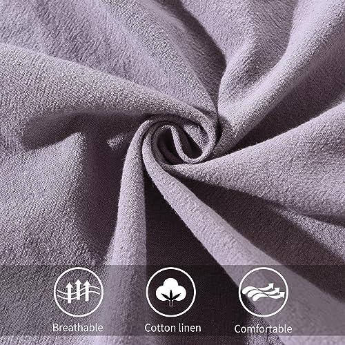 Pinknoke Cute Cotton Pinafore Aprons for Women with Pockets for Kitchen - color: Gray