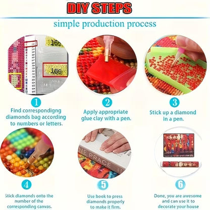COHAYISY Flowers Diamond Painting Kits for Adults, Bouquets Diamond Art for Beginners, vases Diamond Round 5D Full Drill Paint with Diamonds Pictures Gem Art Painting Kits DIY Crafts Kits 12x16inch - color: 25-18 Bouquets