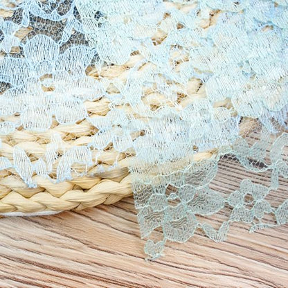 Colorful Textured Fabric Paper(lace mesh, Close to A5 size) - color: lace mesh
