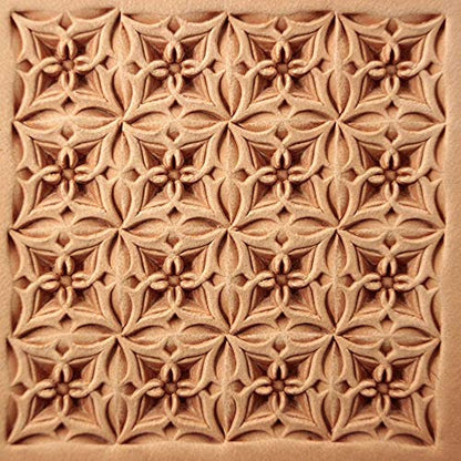 DandS ltd Leather Stamp Tool, Floral Star, Professional Steel Craft Tool for Leatherworking, Embossing, Carving & Stamping Leather Projects, Belts Wallets & DIY Projects Compatible with Mallet #420