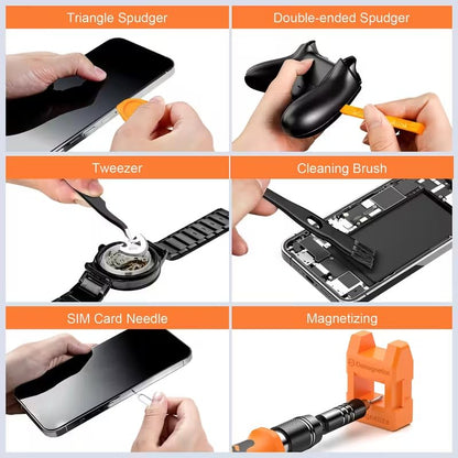 117-in-1 Precision Screwdriver Set, Men's Tool Gift, Mini Repair Tool Kit with Torx Bits, for Computer, MacBook, Laptop, PC, RC, PS5, iPhone, Electronics, XBOX, Glasses