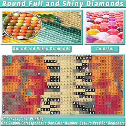 Skull Diamond Art Kits for Adults Funny Diamond Painting Kit for Beginner - color: DP03292