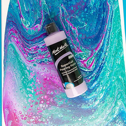 Mont Marte SuperCell Pouring Paint 240ml - Light Purple - color: Light Purple