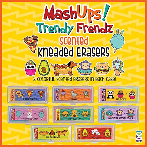 Raymond Geddes Trendy Frends Mashup Kneadable Erasers (Pack of 24)