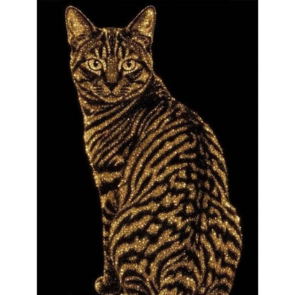 5D Cat Diamond Painting Kit For Adults Beginner,DIY Diamond Art Kits - color: YP111