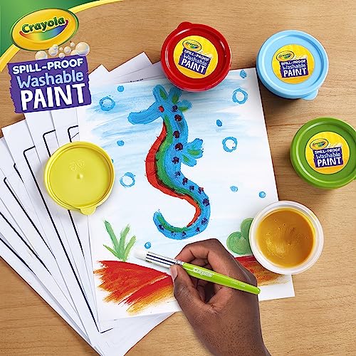 Crayola Spill Proof Paint Set Washable Paint Set for Kids, Arts & Crafts - size: 1 Count (Pack of 1)