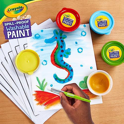 Crayola Spill Proof Paint Set Washable Paint Set for Kids, Arts & Crafts - size: 1 Count (Pack of 1)