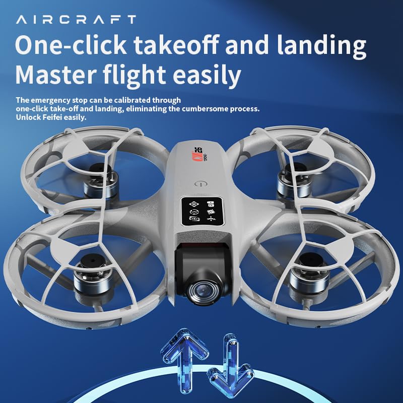 Drone with Camera for Adult Beginners, RC Drones with Screen on Controller, Brushless Motor, One Key Take Off/Landing, Optical Flow Positioning, Gesture Photo Video RC Quadcopter with Body Light 2 Batteries CZ26 FPV Drones Gifts for Adults Beginner-Friend