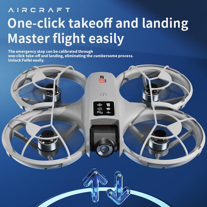 Drone with Camera for Adult Beginners, RC Drones with Screen on Controller, Brushless Motor, One Key Take Off/Landing, Optical Flow Positioning, Gesture Photo Video RC Quadcopter with Body Light 2 Batteries CZ26 FPV Drones Gifts for Adults Beginner-Friend