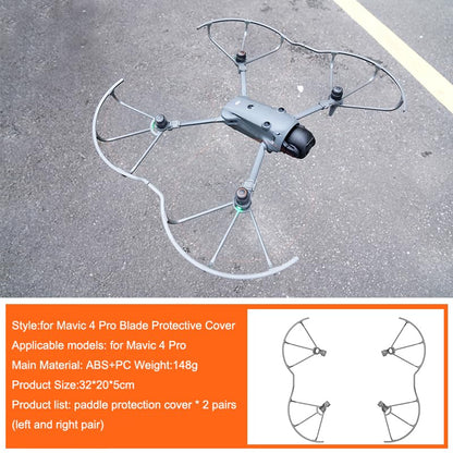Propeller Guard Protector for DJI Mavic 4 Pro, Anti-Collision Bumper Ring Prop Blade Protective Guard Anti-Shake Paddle Safety Cover Compatible with Mavic 4 Pro Drone
