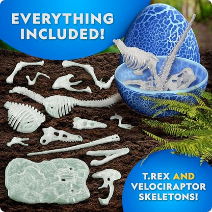National Geographic Glow-in-the-Dark Dinosaur Skeleton Model Building Kit - style: Dinosaur Skeleton Models Kit