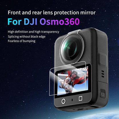Screen Protector+Lens Guard for DJI OSMO 360, Camera Lens Protector Anti-Scratch PC Lens Cover for OSMO 360 Accessories