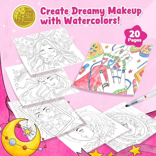 JoyCat Paint with Water Coloring Books for Toddlers (Makeup & Manicures) - style: Makeup & Manicures