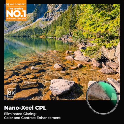 K&F CONCEPT 112mm Circular Polarizer Lens Filter with 28 Multi-Layer Coated - size: 112mm