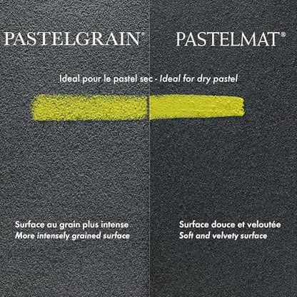 Clairefontaine 96016C Pastelmat, glued pad, 18x24cm, 18 x 24 cm, Assorted Colours - size: 18 x 24 cm, style: Card Pad No 1