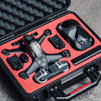 PGYTECH DJI FPV Safety Carrying Case IP67 Waterproof Safety Carrying Case Compatible with DJI FPV Set