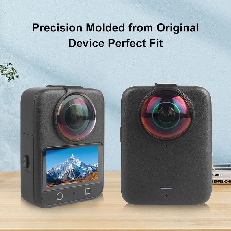 PULUZ Tempered Glass Lens Protector for DJI Osmo 360, Optical Clear Camera Lens Guard Cover, Anti-Scratch Dustproof Protective Accessory