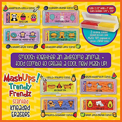 Raymond Geddes Trendy Frends Mashup Kneadable Erasers (Pack of 24)