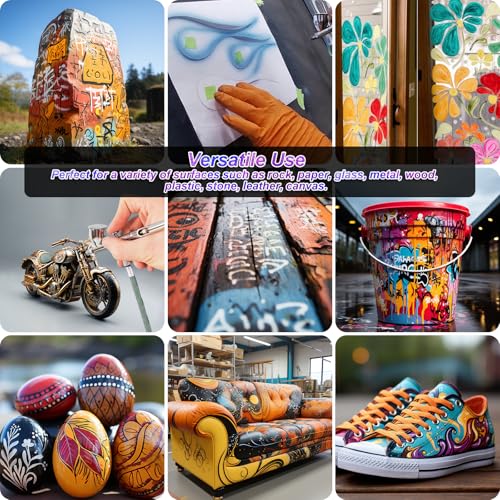 HOMY ARTY Airbrush Paint - 54 Colors with 6 Thinner - color: 54 Colors with 6 Thinner