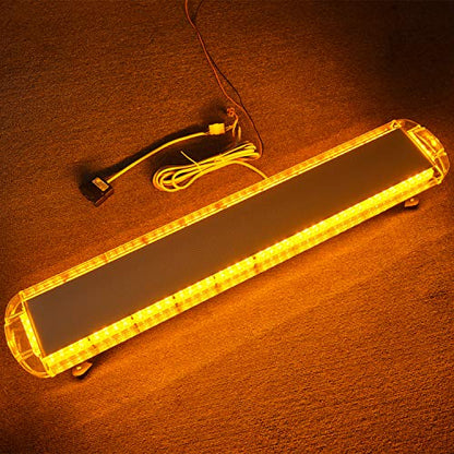 ASPL 47" 88 LED High Intensity Low Profile Roof Top Strobe Light Bar Emergency Warning Strobe Lights for Tow Truck Construction Vehicles (Amber) - color: Amber