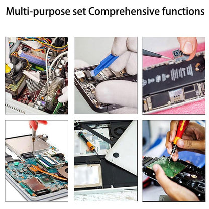 115-in-1 Precision Screwdriver Set, Electronics Drive Tool Kit Micro Magnetic Screwdriver with Flexible Shaft for Phone, Computer, Watch, Console, Eyeglass, Electronic, Tools Gift
