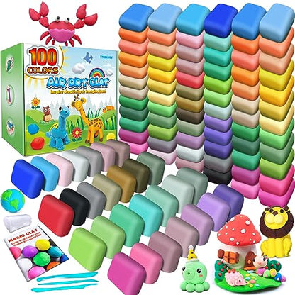 ESSENSON Air Dry Clay, 100 Colors - color: 100 Colors