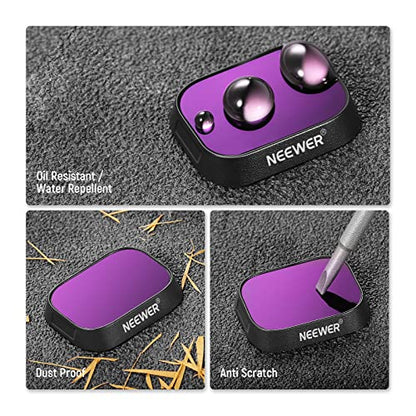 NEEWER ND Filter Set Compatible with DJI Mini 3 / Mini 3 Pro - size: Mini 3Pro, style: 6 Packs ND/CPL (Plastic)