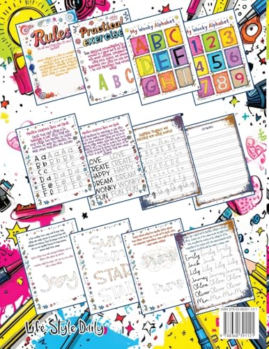 Wonky Lettering Workbook: Creative Hand Lettering for Teens- A Fun Guide to Modern Calligraphy, Alphabet Tracing, and DIY Projects to Express Your Style (Calligraphy Made Simple)