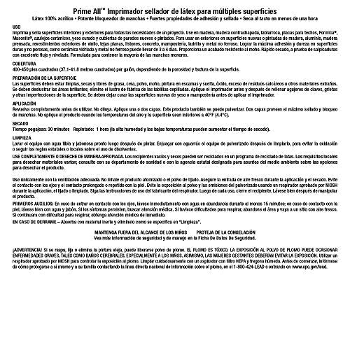 INSL-X AP100009A-01 Prime All Multi-Surface Primer, White - size: 128 Fl Oz (Pack of 1)