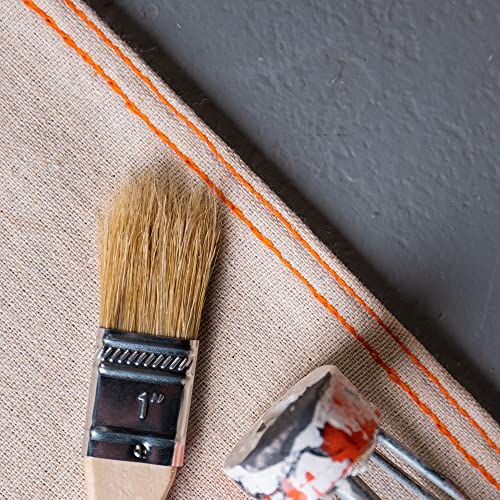 TRIMACO 9 ft. x 12 ft. Stay Put Canvas Plus Drop Cloth 04321 - size: 9-feet x 12-feet