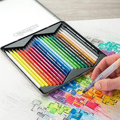 Cretacolor Aqua Monolith Watercolor Pencil Set, 24 Stk, Multi - style: Set of 24