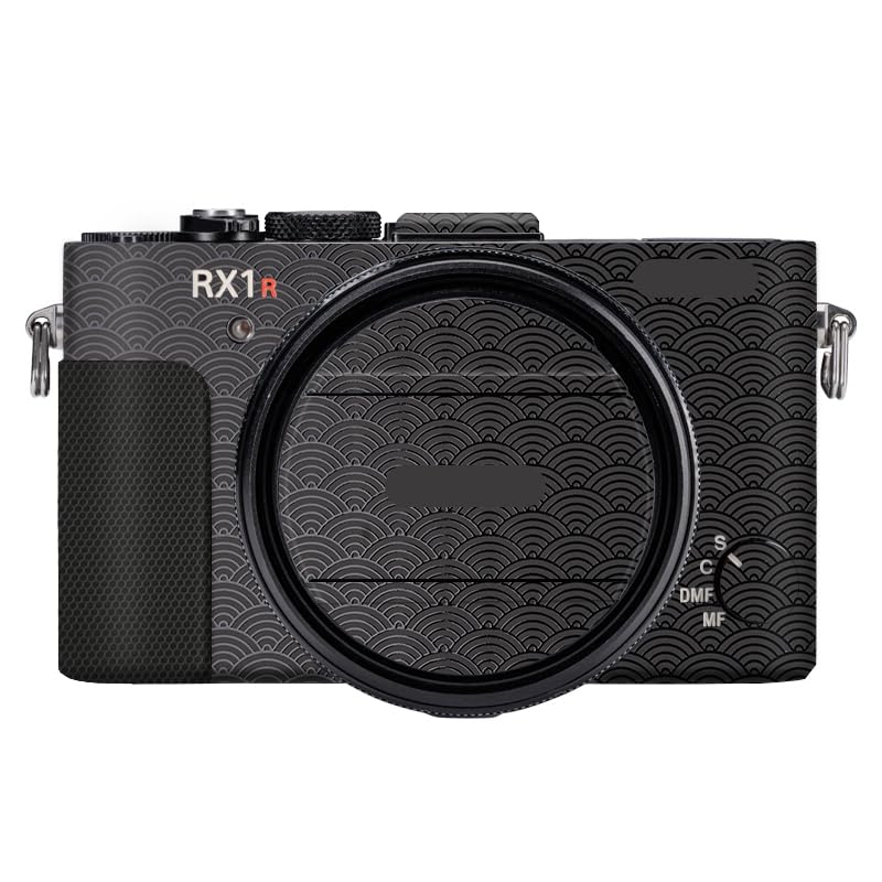 RX1RM2 Anti-Scratch Mirrorless Camera Decal Skin Film for Sony RX1R Mark II Vinyl Wrap Body Protective Sticker Protector Coat (Auspicious Clouds Black) - color: Auspicious Clouds Black