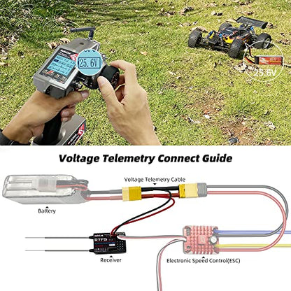 Radiolink RC6GS V3 7CH RC Transmitter R7FG Waterproof Receiver for RC Car