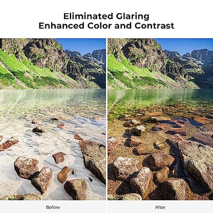 K&F Concept 72mm Circular Polarizing Lens Filter Optical Glass CPL Filter - size: 72mm