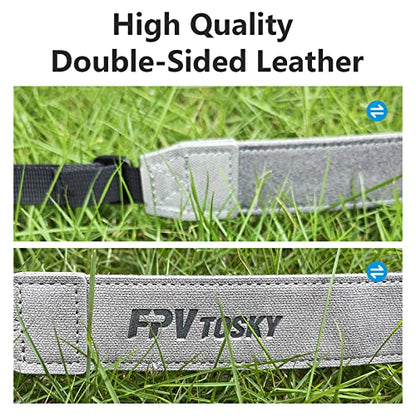 FPVtosky Neck Lanyard with Joystick for DJI RC/RC 2, Compatible with DJI Lito X1/Mini 5/4 Pro/3 /Avata 360/Air 3S Remote Controller Accessories, PU Leather Shoulder Strap and 1 Pair of Rocker