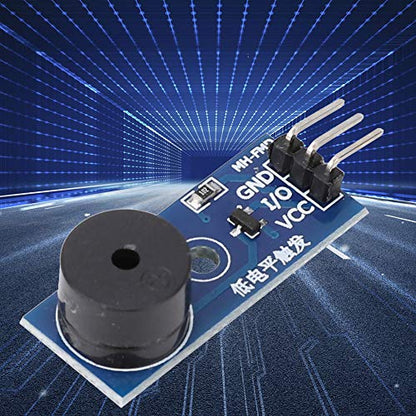 Passive Buzzer Module, 5 Pcs 3. 3-5V Passive Low Level Buzzer Frequency Controllable Sound Module with 3 Pin Control for Electronic Projects