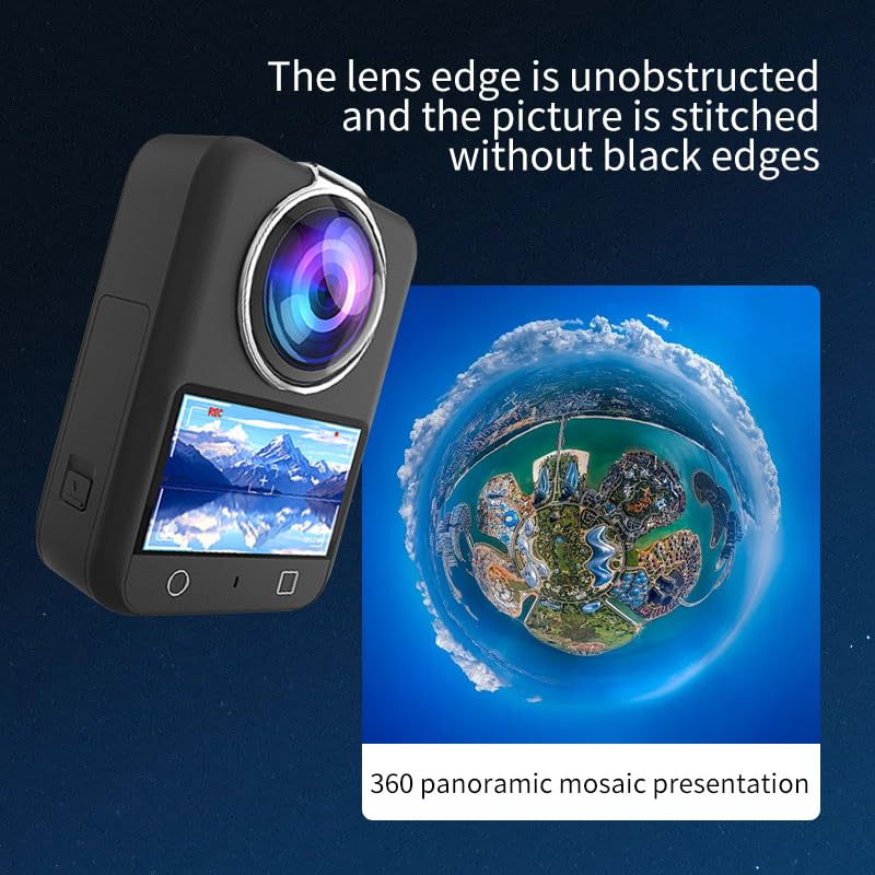 Screen Protector+Lens Guard for DJI OSMO 360, Camera Lens Protector Anti-Scratch PC Lens Cover for OSMO 360 Accessories
