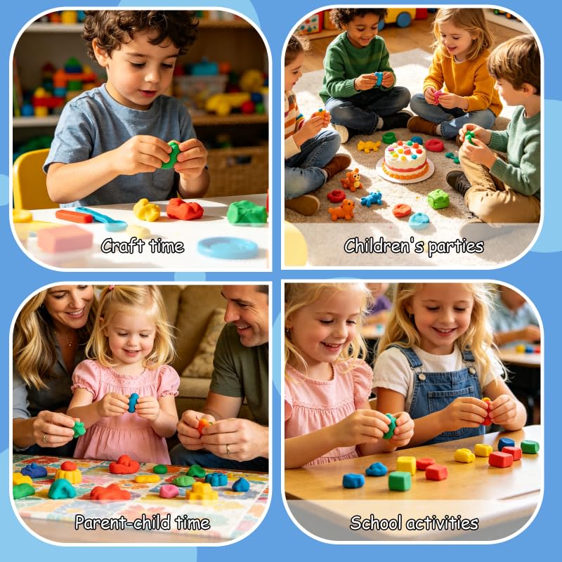 MuseLuxe 200 Colors Air Dry Clay Kit with Sculpting Tools - color: 200 Colors