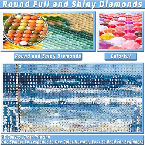 4 Pack Diamond Art Kits for Adults Funny Diamond Painting Kit for Beginner - color: DP03183